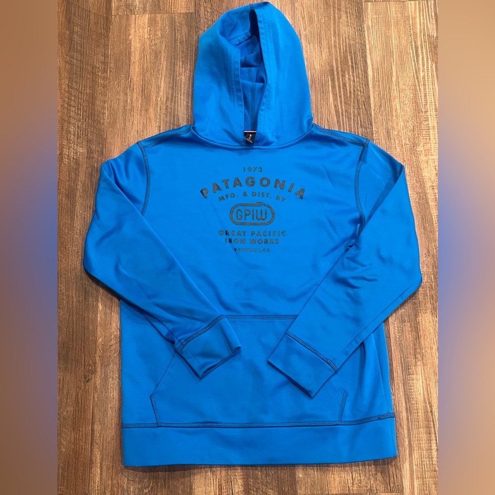 Patagonia Boy’s Vibrant Blue Hoodie